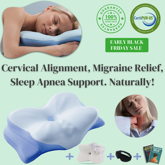 Vitality™ Cervical, Migraine & Sleep Apnea Pillow